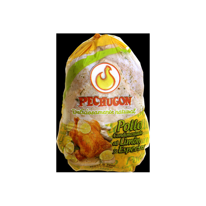 Pollo con condimentos fresco sin menudencias Pechugon por kilo