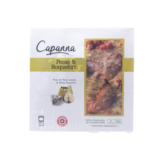 PIZZA CONGELADA PERA/ROQUEFORT 690GR CAP
