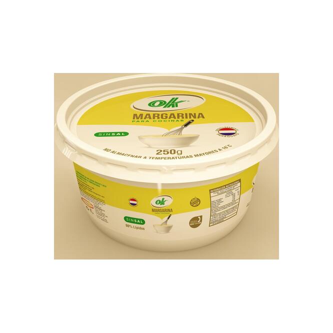 Margarina para cocina pote Ok 250 gramos