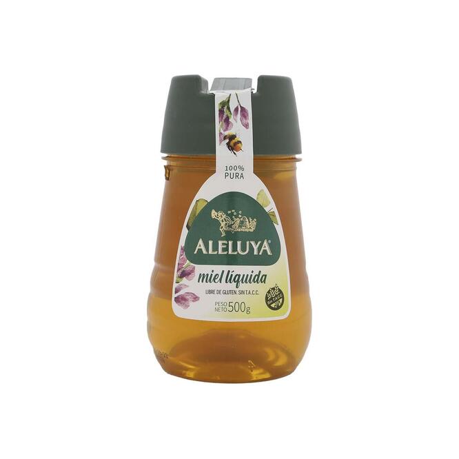 Miel líquida con dispensador Aleluya 500 gramos