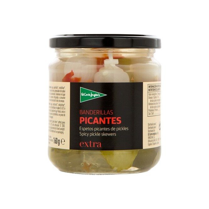 BANDERILLAS PICANTES FRASCO 160G ECI