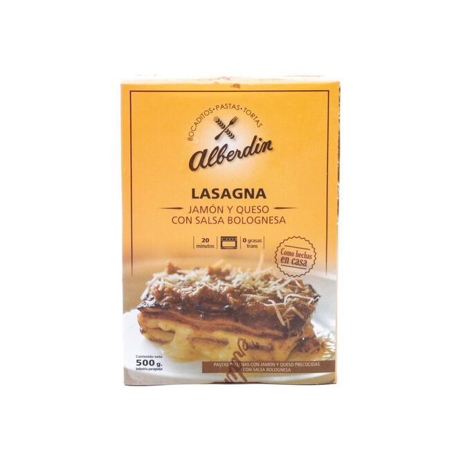 LASAGNA D/JAMON/QUESO C/SALSA BOLOGNESA