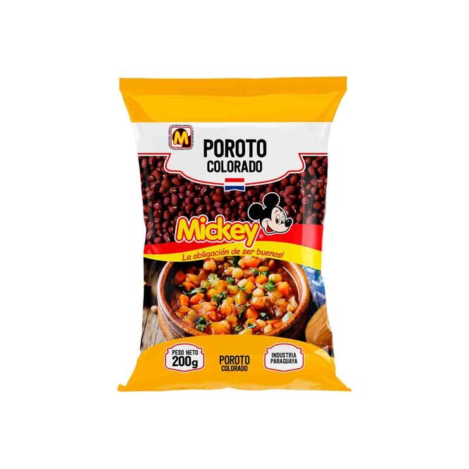 Poroto colorado en bolsa Mickey 200 gramos