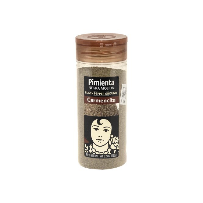 Pimienta negra Molida en frasco Carmencita 235 gramos
