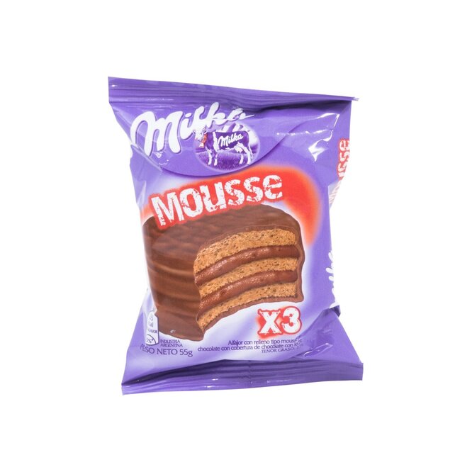 Alfajor Milka Mousse Milka 55 gramos