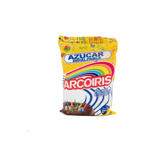 Azúcar impalpable Arcoíris 250 gramos