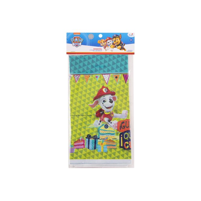 Mantel con diseño Paw Patrol 110x180 cm en paquete Argos 1 unidad
