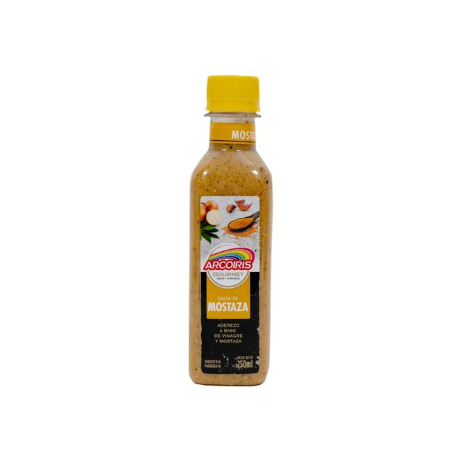 Salsa de mostaza frasco Arcoíris 250 ml