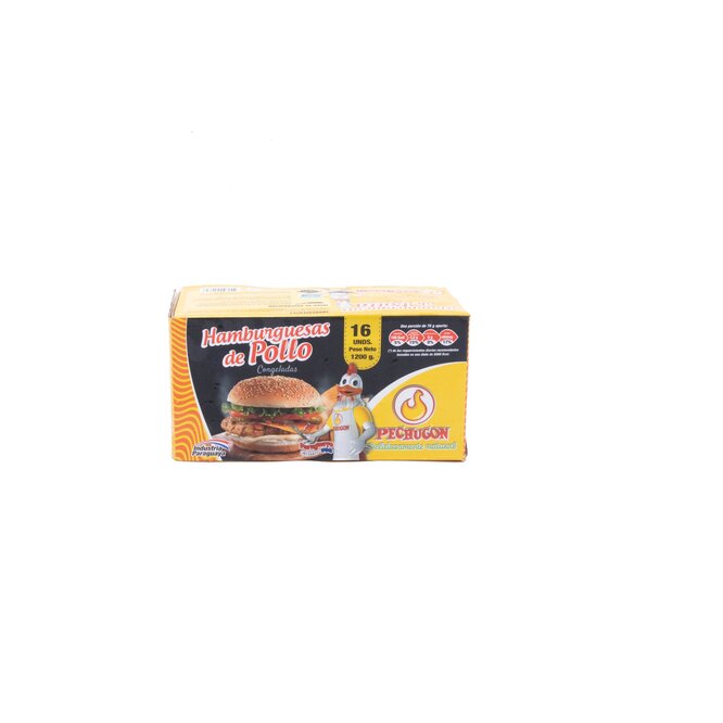 HAMBURGUESA PECHUGON CONG12UN X UN 780GR