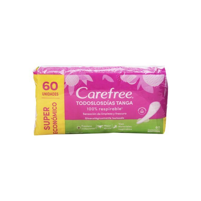 PROTECTOR CAREFREE DIARIO TANGA 60UN