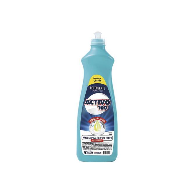 Detergente de limón botella Activo 100 750 ml