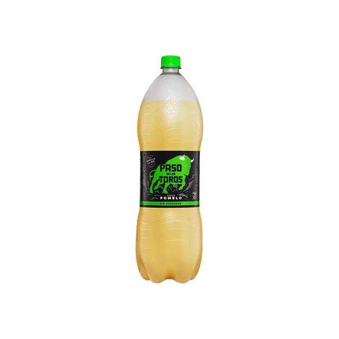 Gaseosa sabor pomelo botella descartable Paso de los toros 2 litros