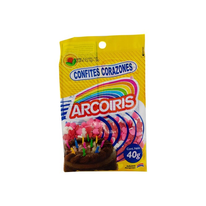 Figuras Corazones Paquete 40 gramos