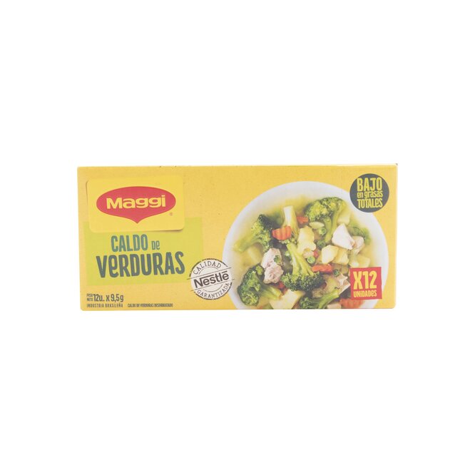 Caldo de verduras deshidratado Maggi 12 unidades