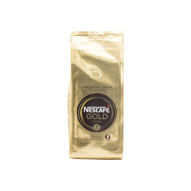 Café molido intense Nescafé gold 250 gramos