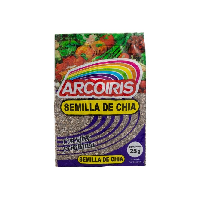Semilla de chía paquete Arcoíris 25 gramos