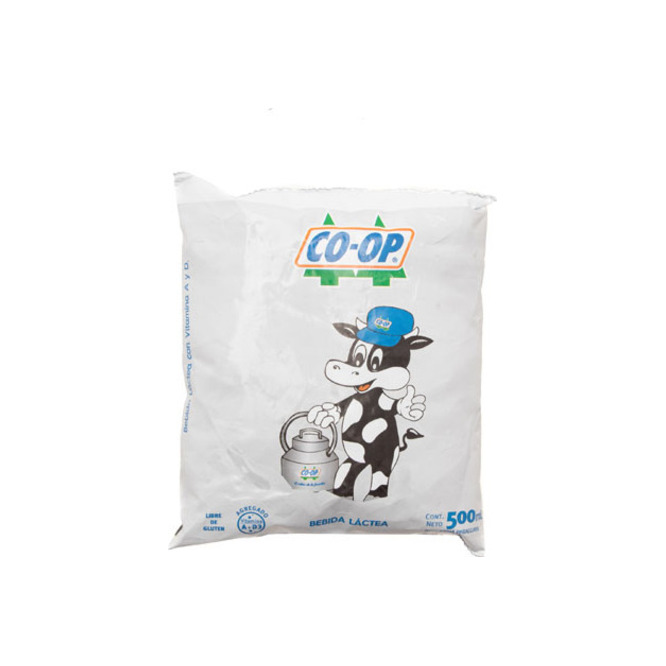 BEBIDA LACTEA TIPO LECHE CO-OP 500ML SAC
