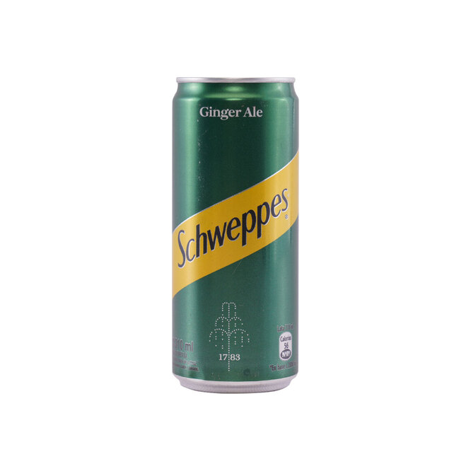 Agua Saborizada Ginger Ale en lata Schweppes 310 ml
