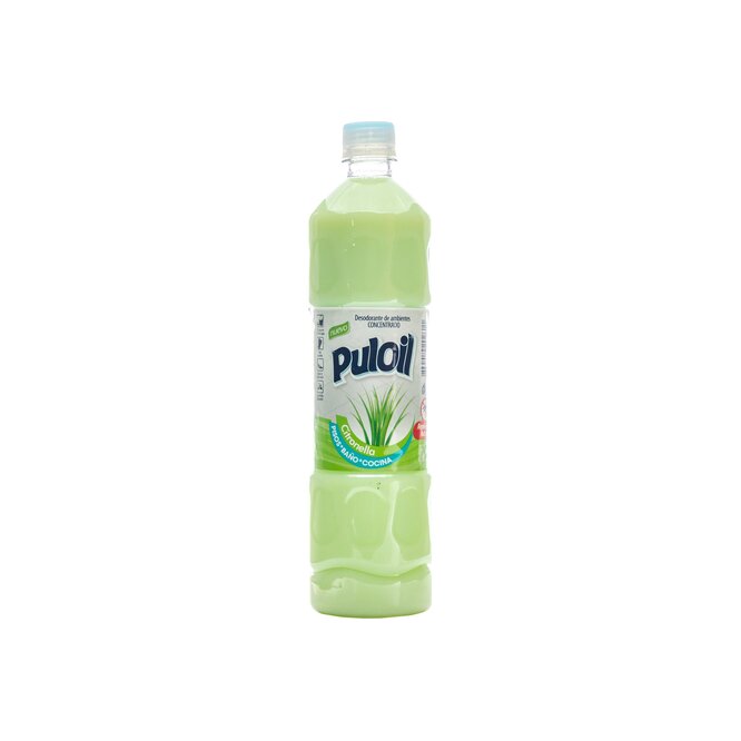 Desodorante de ambiente aroma citronella concentrado botella descartable Puloil 900 ml