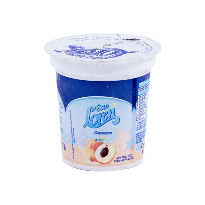 BEBIDA LACTEA SAN LOREN DURAZNO POT 140