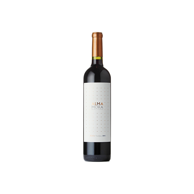 Vino tinto Malbec Alma Mora en botella 750 ml