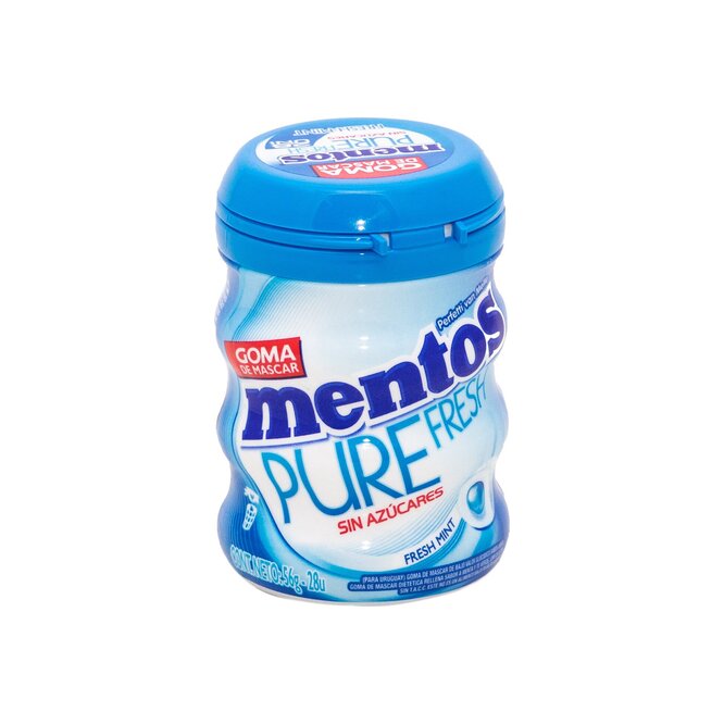 Chicle fresh mint pote Mentos 56 gramos