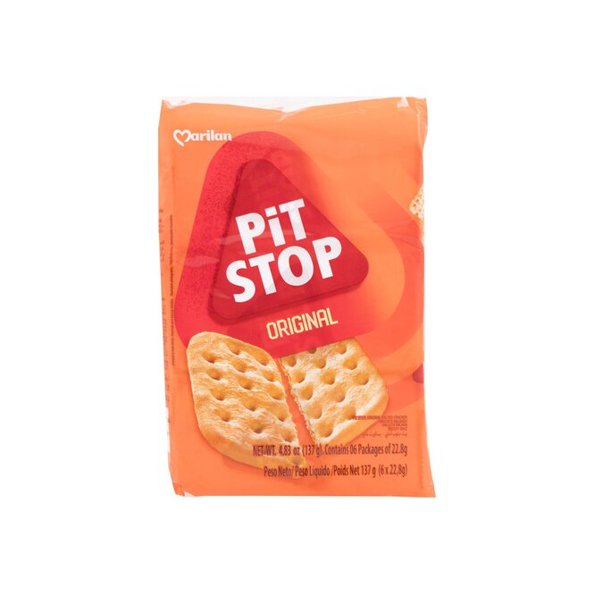 Galletita Pit Stop sabor original Marilan 137 gramos