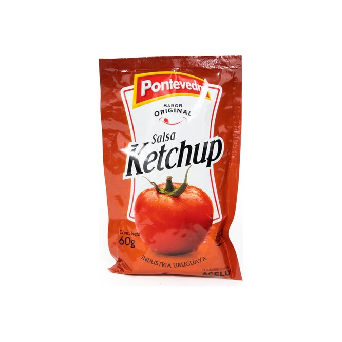 Ketchup doypack Pontevedra 60 gramos