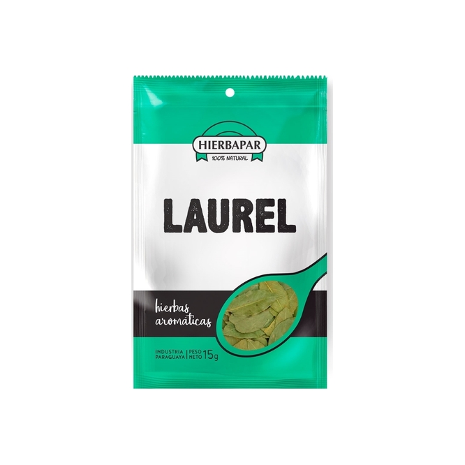 Laurel en hojas paquete Hierbapar 15 gramos