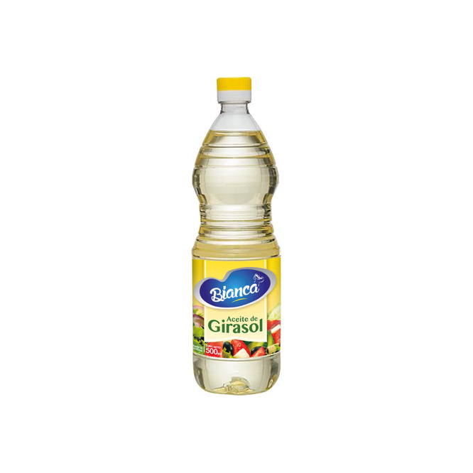 Aceite de girasol en botella Bianca 500 ml