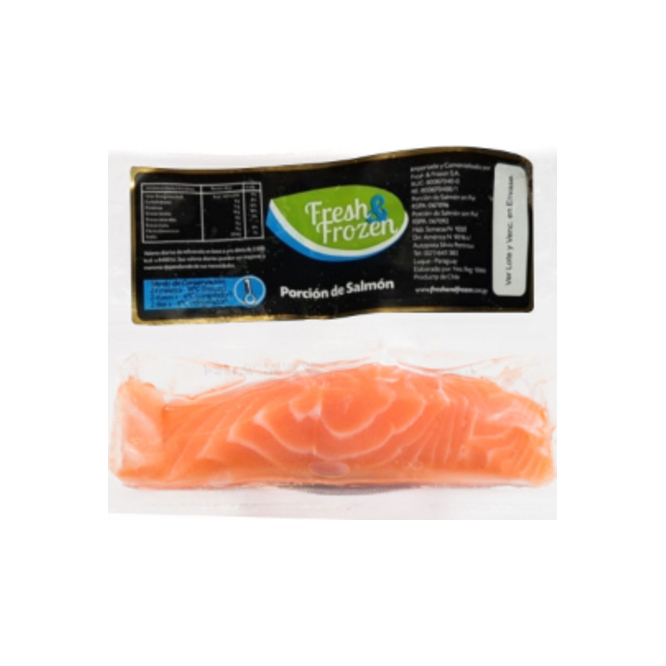 Salmón en porción Fresh Frozen 200 gramos