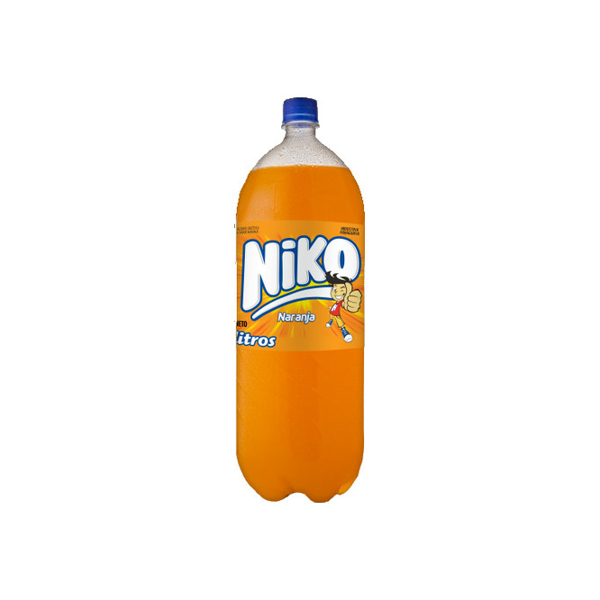 Gaseosa sabor naranja botella Niko 3 litros