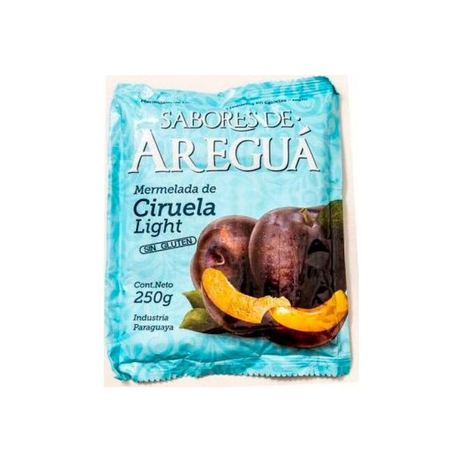 Mermelada de ciruela light sachet Areguá 250 gramos