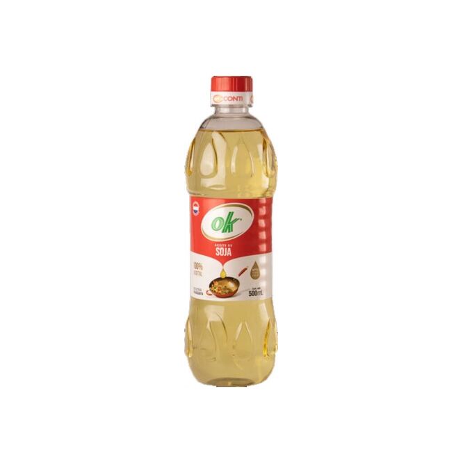Aceite de soja botella Ok 500 ml