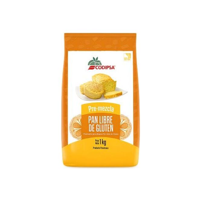 Premezcla para pan sin gluten Codipsa 1 Kilo