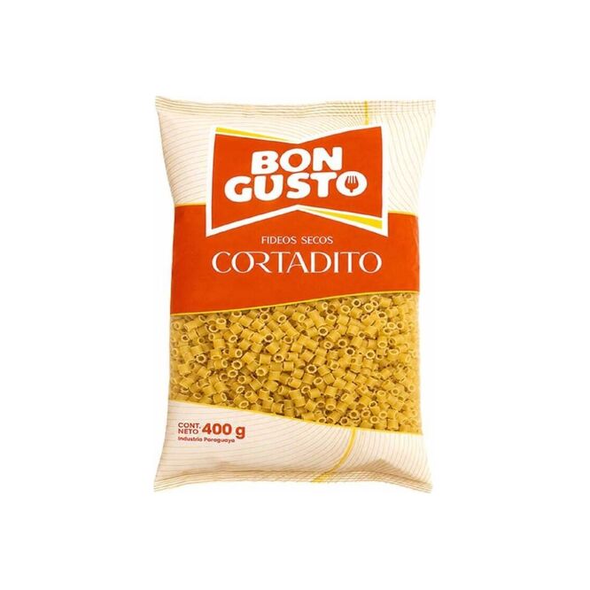 Fideos secos cortadito paquete Bon Gusto 400 gramos