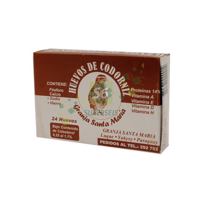 HUEVO DE CODORNIZ 24UN GRANJA SANTA MARI