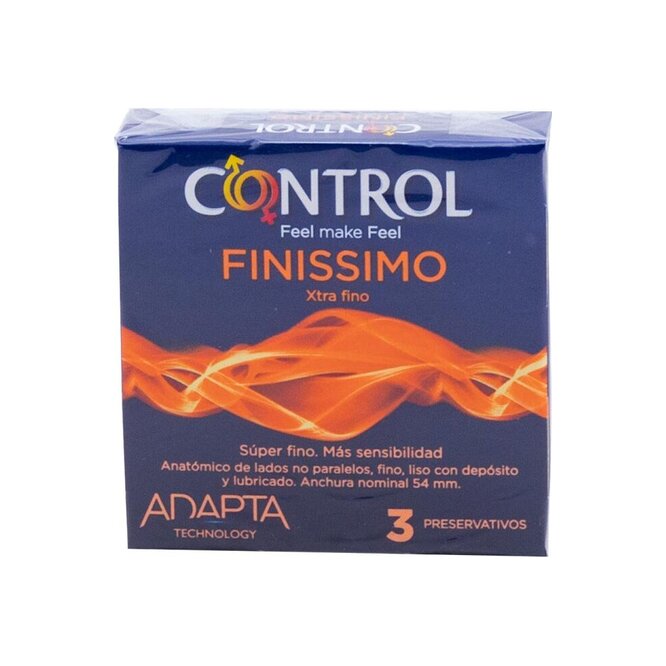 Preservativo Finissimo Xtra Fino Control 3 unidades