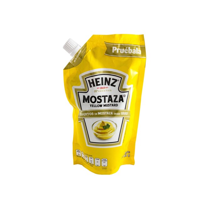 Mostaza en doy pack Heinz 368 gramos