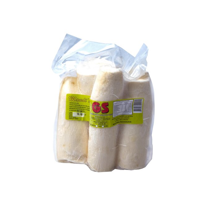 MANDIOCA PELADA 1KG MANDIO PORA