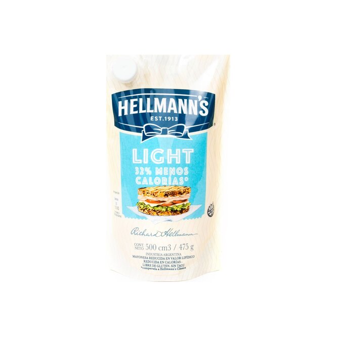 MAYONESA HELLMANNS LIGHT 475GR