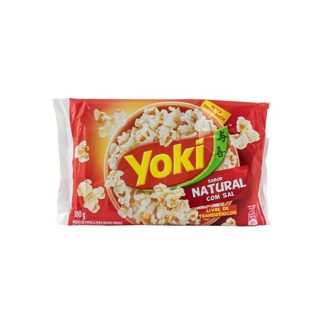 Pororo natural para microondas con sal Yoki 100 gramos