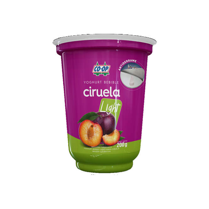 YOGHURT BEB LIGHT SAB CIRUELA CO OP 200G