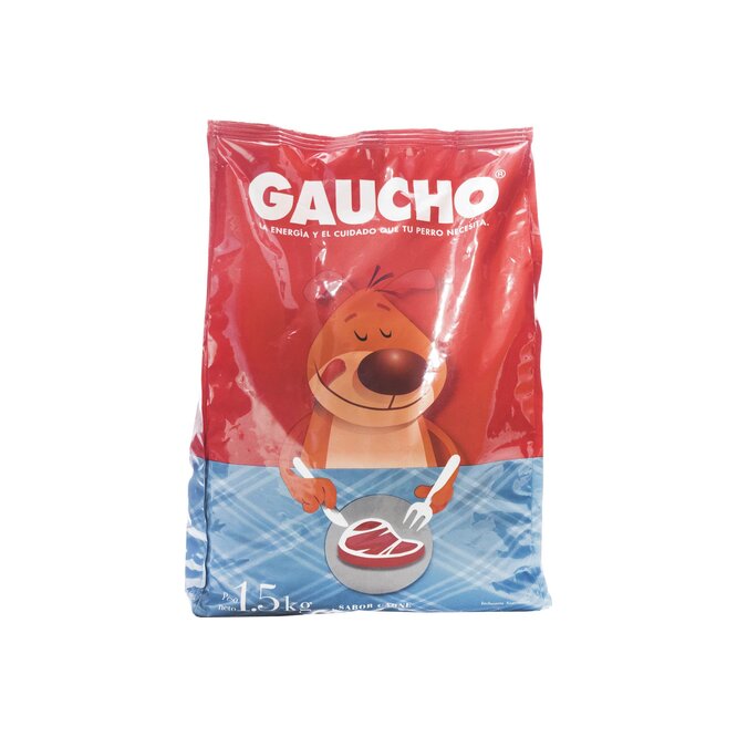 ALIMENTO P/PERRO GAUCHO ADUL/CARN 1.5KG
