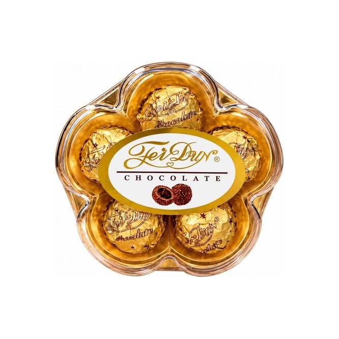Chocolate estuche flor Feidun 5 unidades