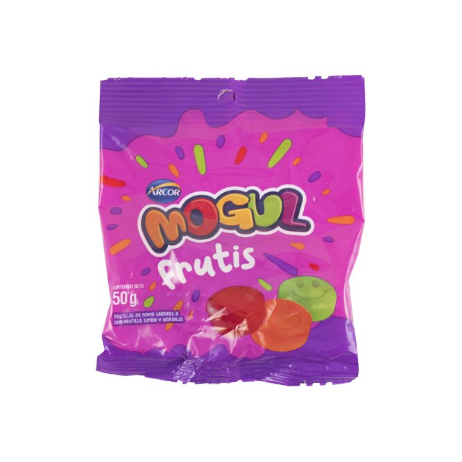 Gomitas sabor frutis paquete Mogul 50 gramos