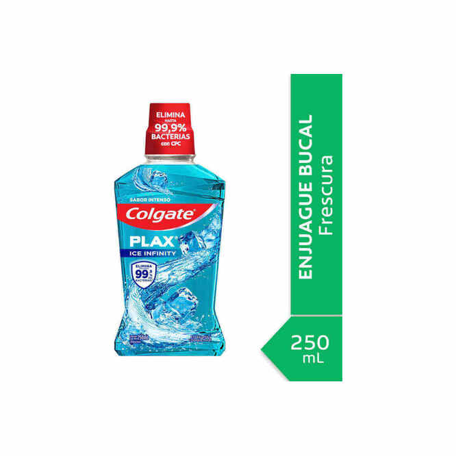 Enjuague Bucal Plax Ice Infinity Colgate 250ml