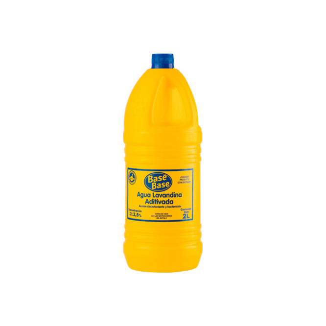 Lavandina 2,5% en botella Base Base 2 litros