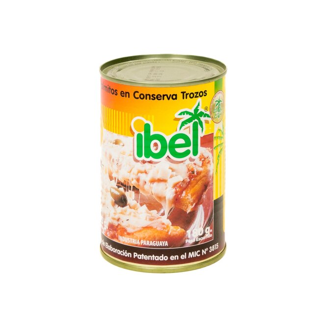 Palmitos picado en lata Ibel 425 gramos