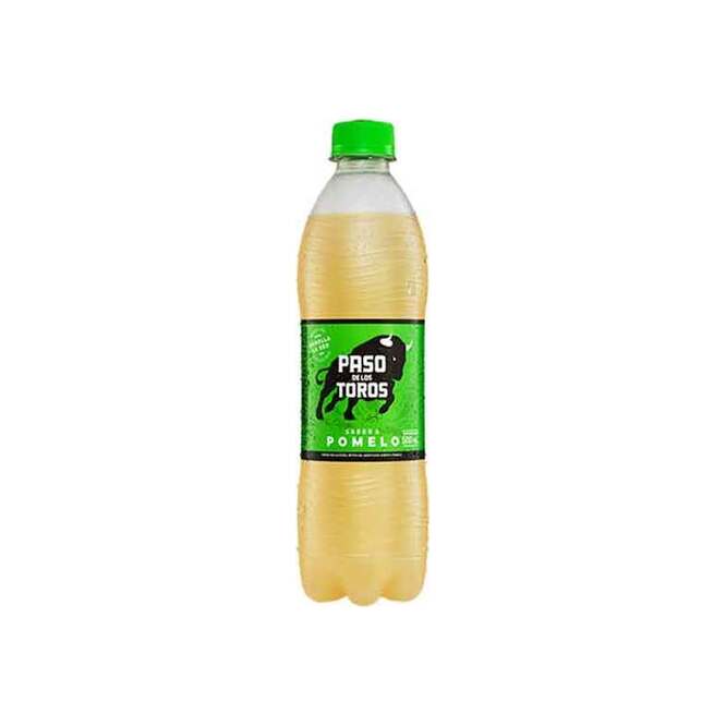 Gaseosa sabor pomelo botella descartable Paso de los toros 500 ml